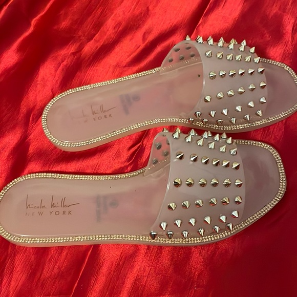 Nicole Miller Shoes - Nicole miller jelly spike slides early 2000 size 6 new Never worn sandals beach